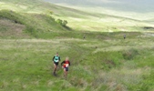 Andy Spenceley approaches the Three Arch Bridge