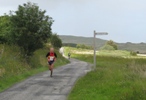 Andy Spenceley on the 3 mile road run to the finish