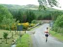 Fife set off across Rannoch Moor at Bridge of Orchy changeover