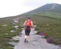 Phillipa on her way up Ben Rinnes