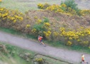 From the top of the crags you can see Andy Spenceley's bald patch