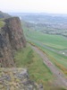 Looking down on runners on the Radical Road