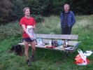 Mark & Andy organise the prize giving