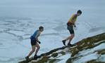 Rob Jebb being followed by Prasad Prasad up West Kip