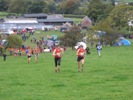 Jill and Angela powering uphill at the start of leg 2 on their way to gaining 42 places ! 