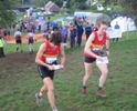 Helene and Jacqui get to grips with the map on leg 3