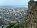 city rooftops from the crags