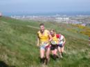 Gordon Cameron leads Maggie Keegan  up to the crags