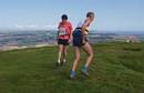 Anne Nimmo dancing on East Lomond