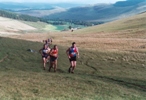 Andy Spenceley on the first climb at Manor Water