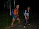 Moira Stewart and Alan Hogg at the start at midnight (131207 bytes)