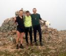 Olly Mick and Jamie celebrate the last Munro