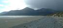 Slieve Donard on the left and Slieve Commedagh on the right