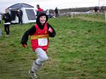 Jacob wearing Carnethy colours and no. for East District XC