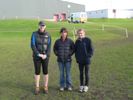 Phillipa, Kate and Lyn at Prestonpans