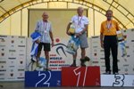 Brian Waldie on the podium - Silver Medal at World Masters Over 70 ! 