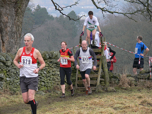 Pam crosses the stile without a fuss - she'll cope with Charlies Loup next weekend, no problem