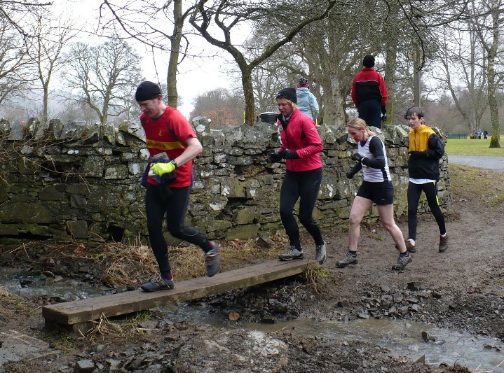 Michael Wilkinson decides to use the bridge with Trevor not far behind