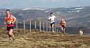 Steven Fallon working hard on his way to be second Carnethy finisher