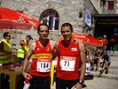 Ramón and friend Juanjo happy to finish - and Ramón still proudly running in his Carnethy vest ! 