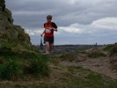 Colin Ledlie turns onto the crags afte the long drag up the Radical Road