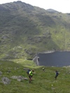 Climbing Ben Vorlich from Sloy dam