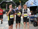 Part Carnethy Rat Race team - Ian Jackson (centre) and Sally Cross