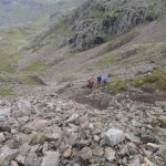 Descent from Scafell Pike