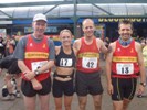 Cameron, Lucy, Gregor and Neil at the start