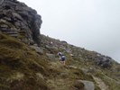 Near the summit of Goatfell