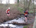 Adam Ward leads Charlotte Morgan through the burn