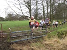 Bill Gauld tries to avoid the mud 