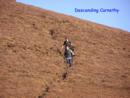 Descending Carnethy through the heather