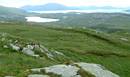 View to the finish (loch) from just below cloud level