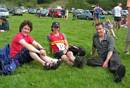 Joanne, Kate and Es after the race