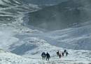 dropping down to Balquhidder through some deep snow